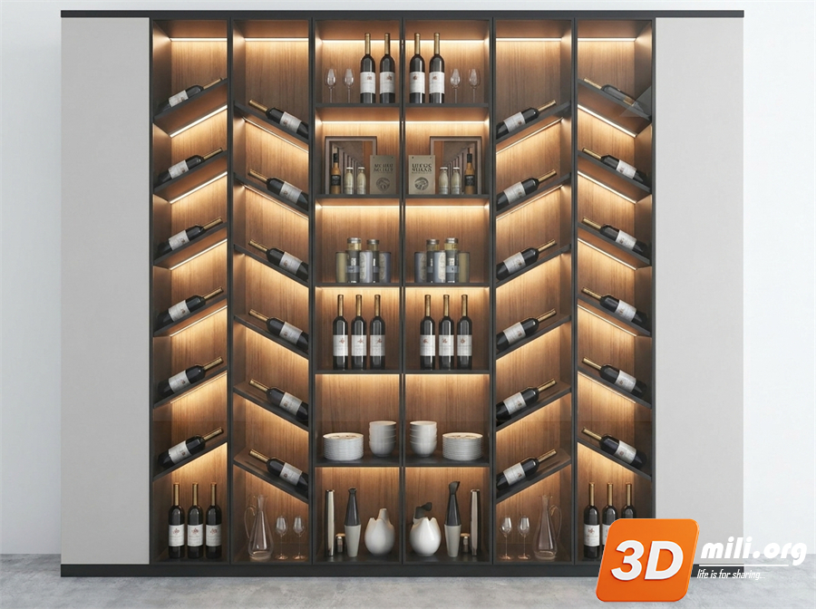 Wine cabinet Skp Files